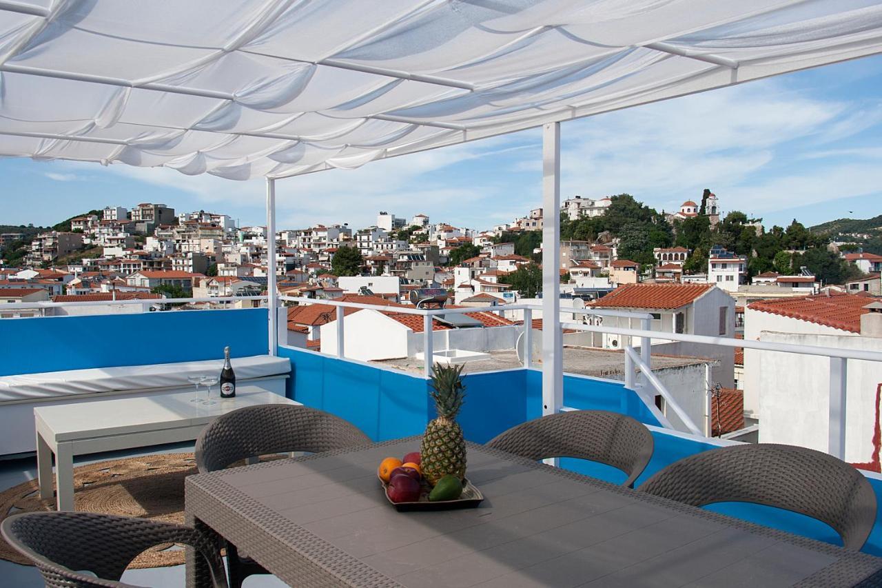 Capolavoro, Boutique Apartment With Unique Rooftop Скиатос Екстериор снимка