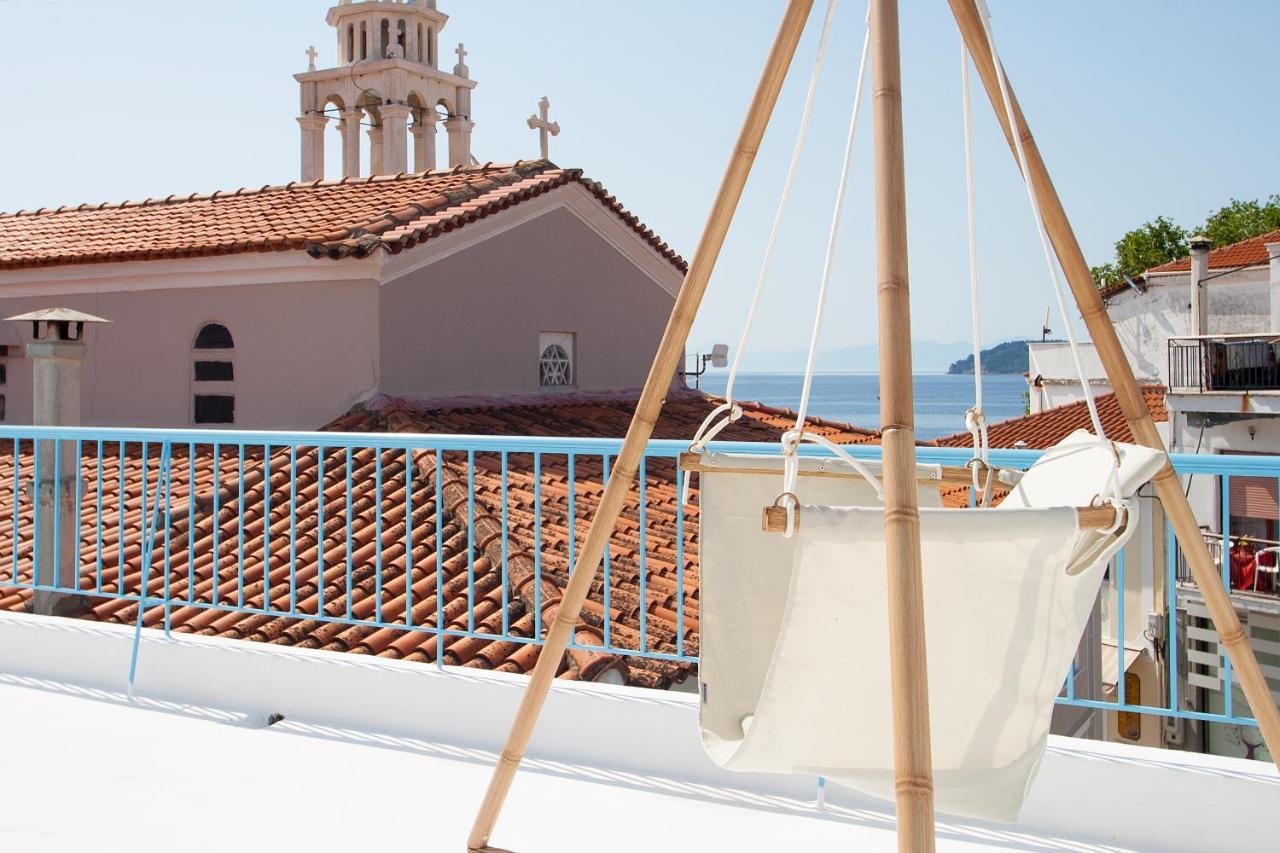 Capolavoro, Boutique Apartment With Unique Rooftop Скиатос Екстериор снимка